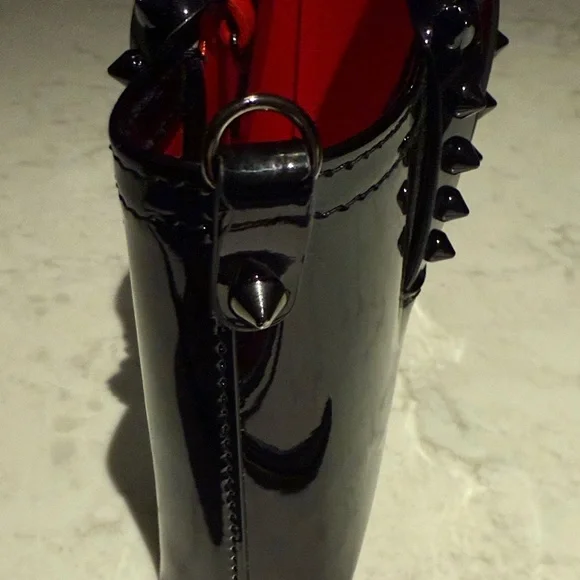 Christian Louboutin Black and Red Women's Handbag - Picture 9 of 14